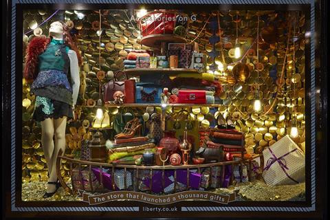 Liberty's Christmas windows take inspiration from the festive high seas this year, declaring the retailer as 'the store that launched a thousand gifts'.
